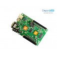 HD-E66 Running Text Controller Card | 512 x 2048 | USB, RS232 Serial dan Ethernet